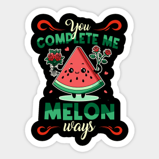 Watermelon Melon Summer Vacation Season Fruit Lover Sticker